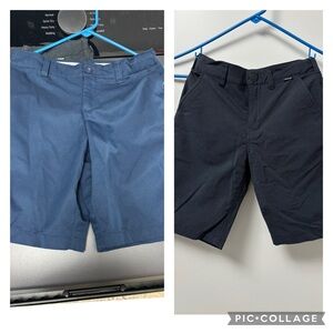 Boys Navy and Black Shorts